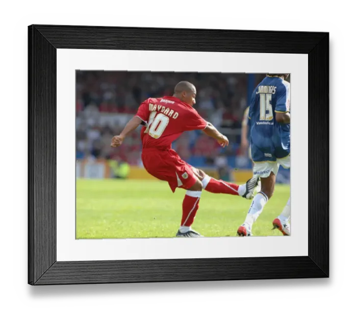 Framed Print : The Clash of the Powerhouses: Cardiff City vs. Bristol City - Season 08-09 Football Rivalry: Cardiff City vs. Bristol City