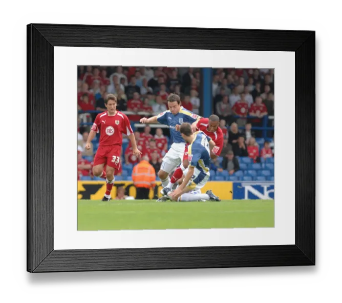 Framed Print : Bristol City vs. Cardiff City: A Football Rivalry - Season 08-09