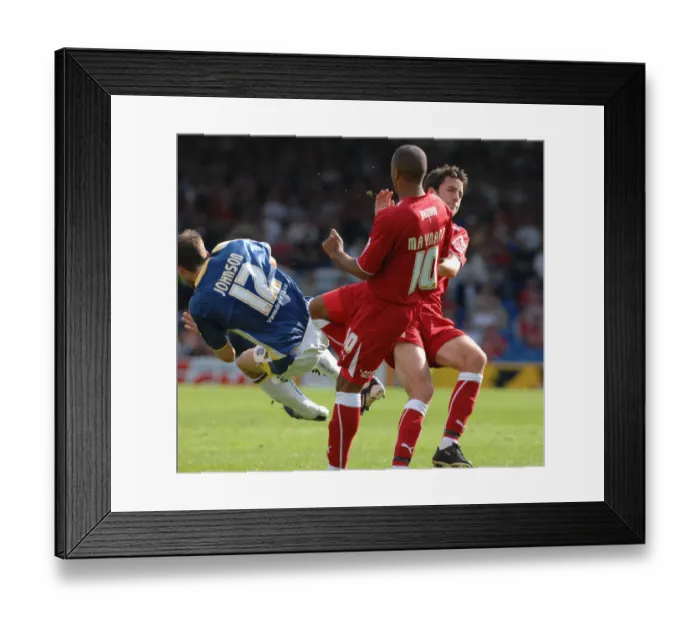 Framed Print : The Clash Between the Cities: Cardiff vs. Bristol City - Intense Football Rivalry: Season 08-09