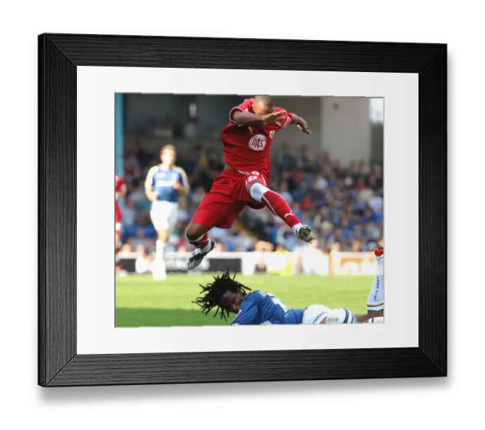 Framed Print : Bristol City First Team: Season 08-09: Cardiff City V Bristol City