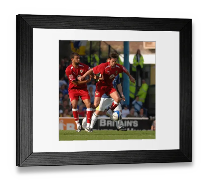 Framed Print : The Clash of Cities: Cardiff vs. Bristol City - A Football Rivalry (Season 08-09)