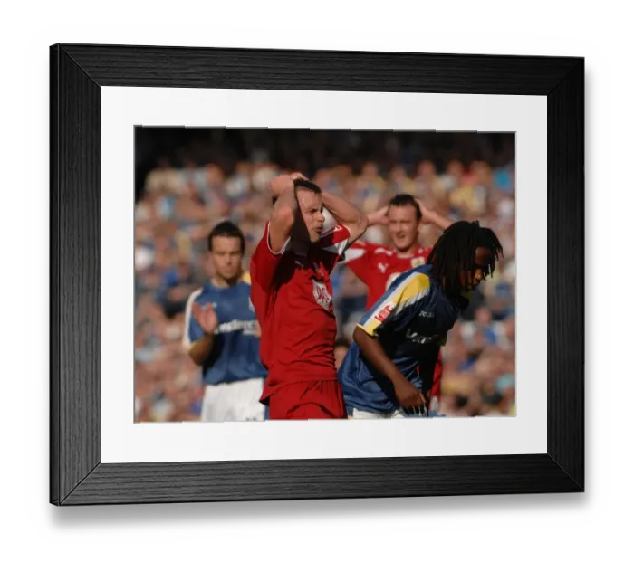 Framed Print : Bristol City vs. Cardiff City: A Football Rivalry - Season 08-09 Framed Print : Bristol City vs. Cardiff City: A Football Rivalry - Season 08-09