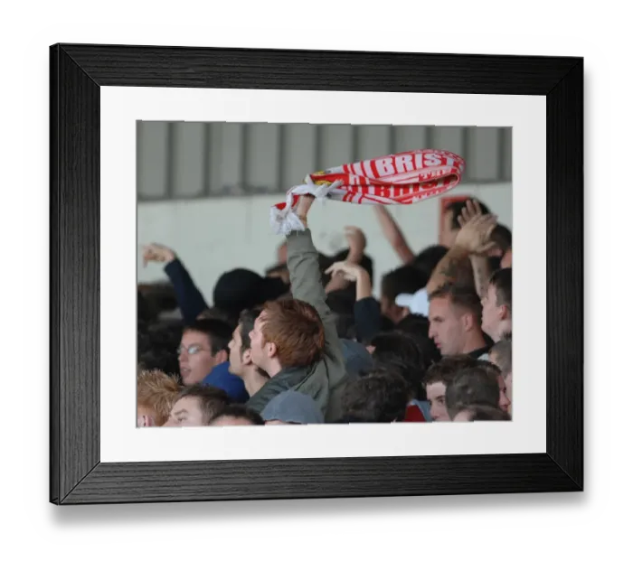 Framed Print : Bristol City vs. Cardiff City: A Football Rivalry - Season 08-09
