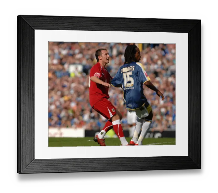 Framed Print : Bristol City vs. Cardiff City: A Football Rivalry - Season 08-09