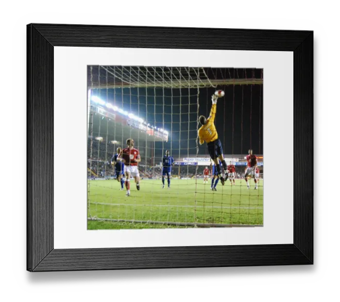 Framed Print : Clash of Rivals: Bristol City vs Birmingham City - Season 08-09