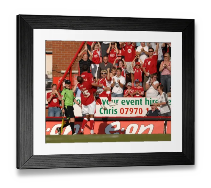 Framed Print : Bristol City vs Doncaster Rovers: A Football Rivalry from the 2008-2009 Season