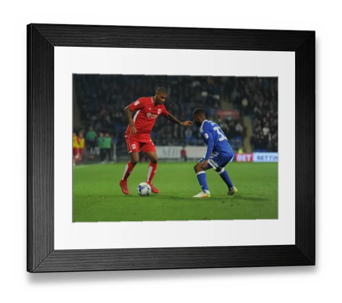 Framed Print : Mark Little of Bristol City at The Hawthorns During West Bromwich Albion vs Tottenham Hotspur Premier League Match Framed Print : Mark Little of Bristol City at The Hawthorns During West Bromwich Albion vs Tottenham Hotspur Premier League Match