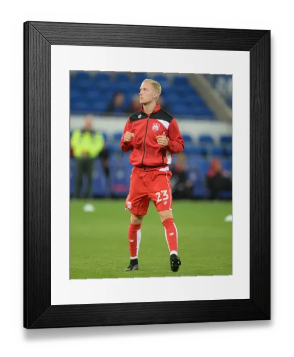 Framed Print : Hordur Magnusson in Action: Cardiff City vs. Bristol City, Sky Bet Championship (October 14, 2016)