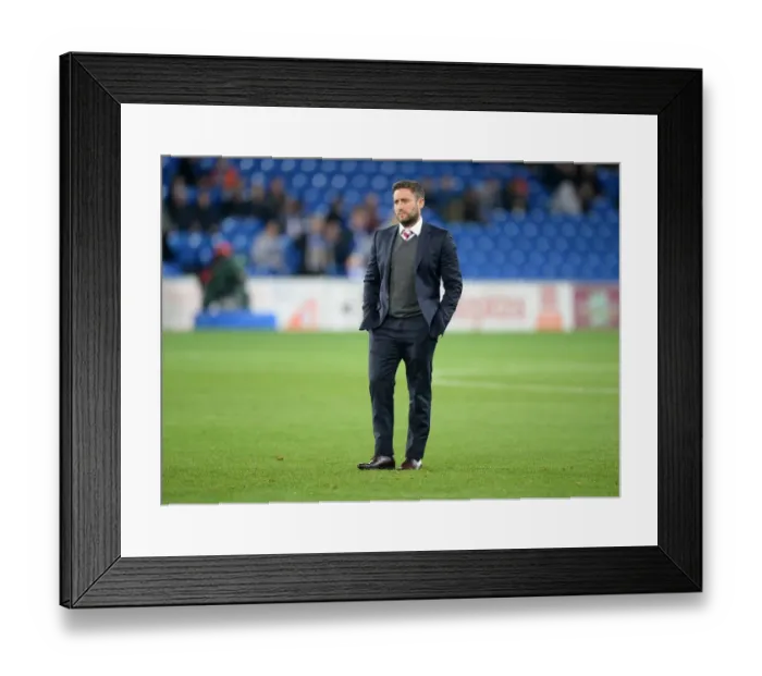 Framed Print : Lee Johnson Leads Bristol City at Cardiff City Stadium, Sky Bet Championship Match Framed Print : Lee Johnson Leads Bristol City at Cardiff City Stadium, Sky Bet Championship Match