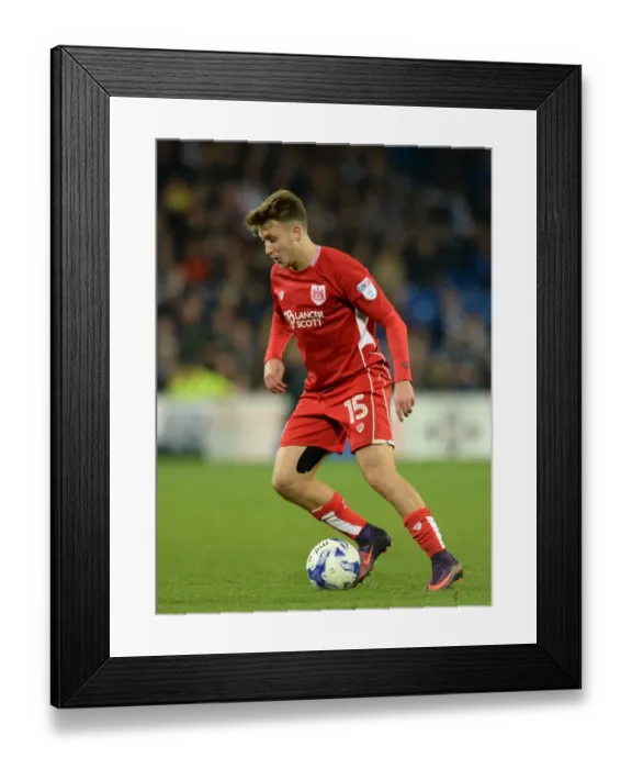 Framed Print : Luke Freeman of Bristol City in Action Against Cardiff City, Sky Bet Championship (October 14, 2016)