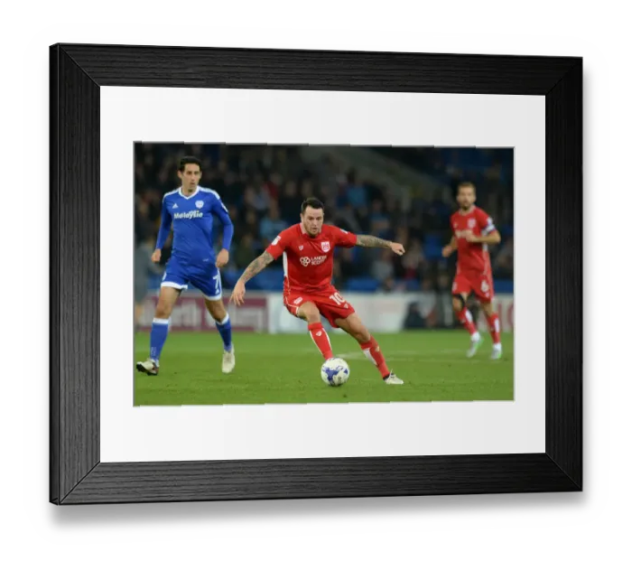 Framed Print : Lee Tomlin in Action: Bristol City vs. Cardiff City, October 2016 Framed Print : Lee Tomlin in Action: Bristol City vs. Cardiff City, October 2016