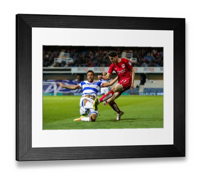 Framed Print : Clash at Loftus Road: O'Dowda vs Perch in QPR vs Bristol City Championship Showdown Framed Print : Clash at Loftus Road: O'Dowda vs Perch in QPR vs Bristol City Championship Showdown