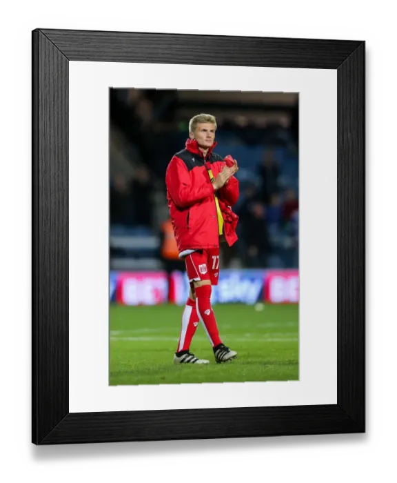Framed Print : Bristol City's Taylor Moore Disappointed After 1-0 Loss to QPR