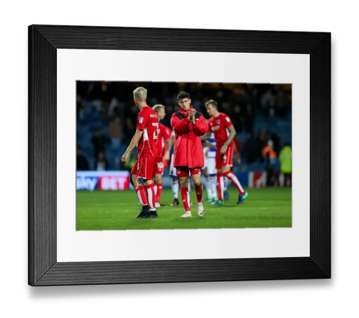 Framed Print : Bristol City's Callum O'Dowda Disappointed After 1-0 Loss to QPR Framed Print : Bristol City's Callum O'Dowda Disappointed After 1-0 Loss to QPR