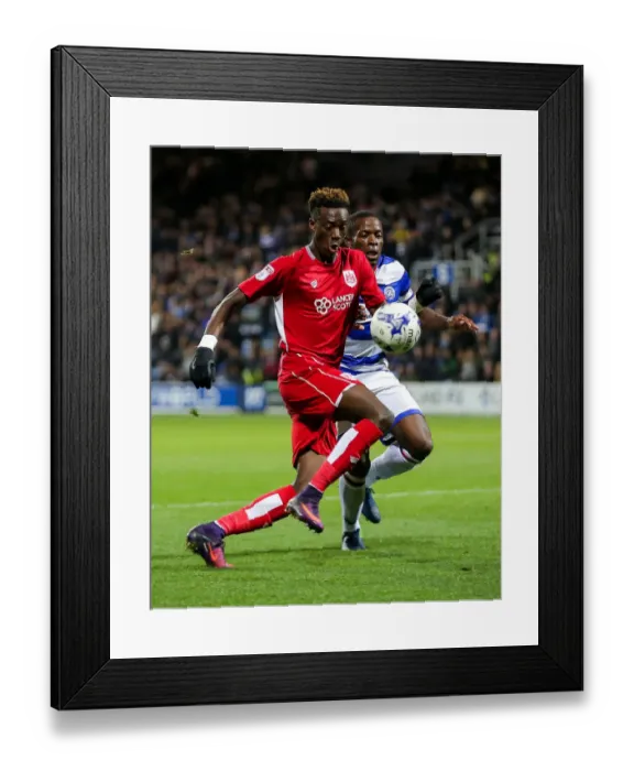 Framed Print : Tammy Abraham in Action: A Championship Showdown - October 2016 (QPR vs. Bristol City) Framed Print : Tammy Abraham in Action: A Championship Showdown - October 2016 (QPR vs. Bristol City)