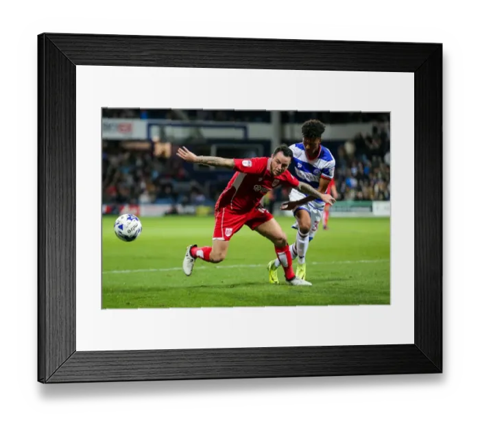 Framed Print : QPR vs. Bristol City: Sky Bet Championship Clash at Loftus Road Stadium (18 / 10 / 2016)
