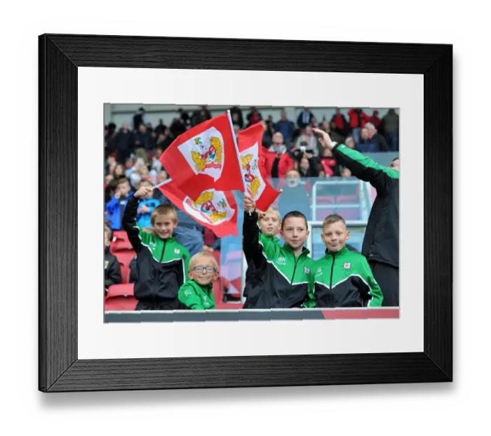 Framed Print : Community Unity: Southmead Football Club Supports Bristol City vs Blackburn Rovers at Ashton Gate Framed Print : Community Unity: Southmead Football Club Supports Bristol City vs Blackburn Rovers at Ashton Gate