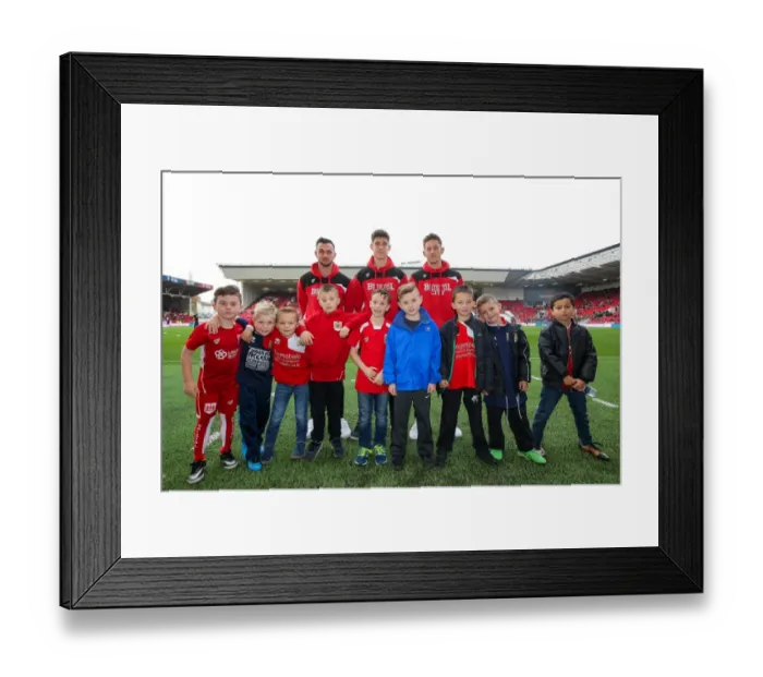 Framed Print : Bristol City Players Mingle with Fans: Diego De Girolamo, Callum O'Dowda, and Josh Brownhill at Ashton Gate Stadium Framed Print : Bristol City Players Mingle with Fans: Diego De Girolamo, Callum O'Dowda, and Josh Brownhill at Ashton Gate Stadium