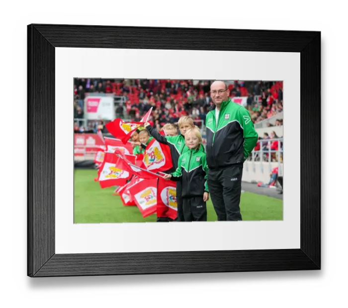Framed Print : Flag Bearers Clash: Bristol City vs Blackburn Rovers, Sky Bet EFL Championship, Ashton Gate Stadium Framed Print : Flag Bearers Clash: Bristol City vs Blackburn Rovers, Sky Bet EFL Championship, Ashton Gate Stadium