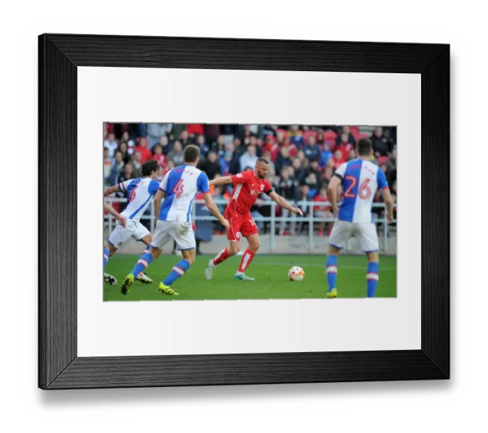 Framed Print : Bristol City's Aaron Wilbraham Scores Spectacular Goal Against Blackburn Rovers Framed Print : Bristol City's Aaron Wilbraham Scores Spectacular Goal Against Blackburn Rovers