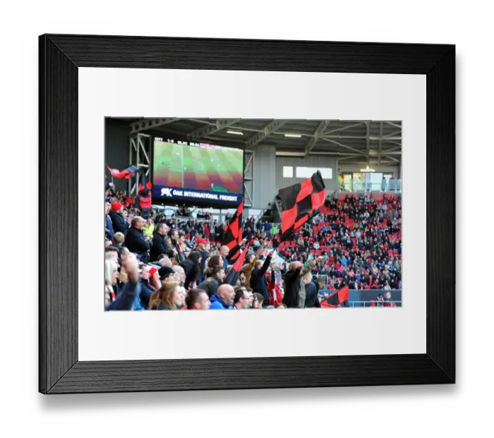 Framed Print : Bristol City Celebrate Taking the Lead Against Blackburn Rovers at Ashton Gate Stadium