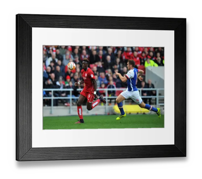 Framed Print : Tammy Abraham's Thrilling Performance: Bristol City vs. Blackburn Rovers, Sky Bet Championship 2016