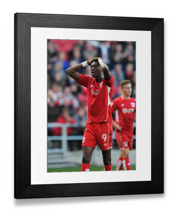 Framed Print : Tammy Abraham in Action: Bristol City vs. Blackburn Rovers, Sky Bet Championship (October 2016)