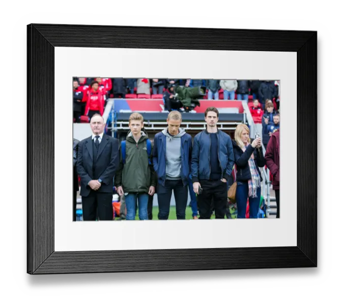 Framed Print : Bristol City Football Club Honors Gerry Gow: A Minute of Silence in Memory of a Legend Framed Print : Bristol City Football Club Honors Gerry Gow: A Minute of Silence in Memory of a Legend