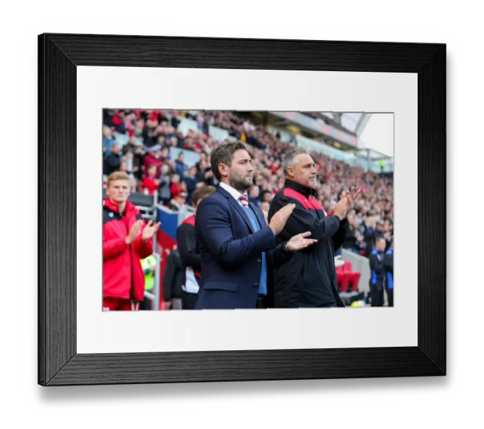 Framed Print : Bristol City Honors Late Gerry Gow: Johnson and Pemberton Pay Tribute (Bristol City v Blackburn Rovers) Framed Print : Bristol City Honors Late Gerry Gow: Johnson and Pemberton Pay Tribute (Bristol City v Blackburn Rovers)
