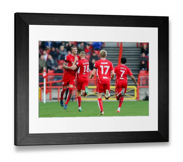 Framed Print : Bristol City Takes Early Lead: Aden Flint and Aaron Wilbraham Celebrate Goal vs. Blackburn Rovers Framed Print : Bristol City Takes Early Lead: Aden Flint and Aaron Wilbraham Celebrate Goal vs. Blackburn Rovers