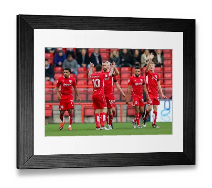 Framed Print : Bristol City Takes the Lead: Wilbraham Scores Against Blackburn Rovers at Ashton Gate