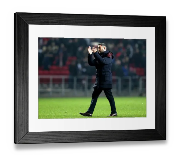 Framed Print : Bristol City's Lee Johnson Celebrates with Fans after EFL Cup Victory over Hull City Framed Print : Bristol City's Lee Johnson Celebrates with Fans after EFL Cup Victory over Hull City