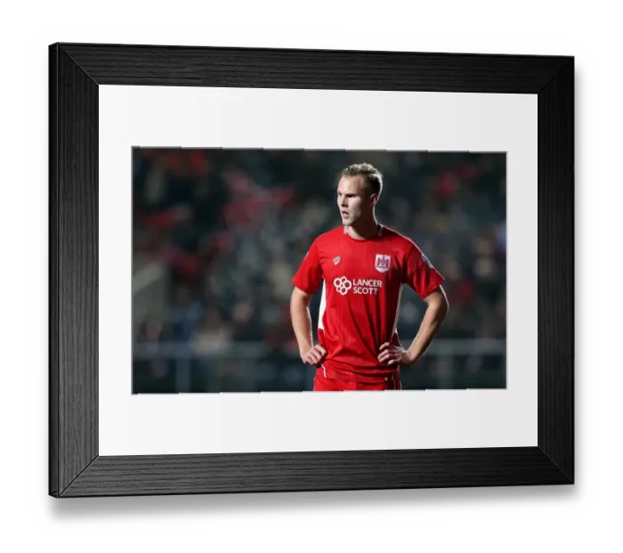 Framed Print : Bristol City's Gustav Engvall in Action Against Hull City, EFL Cup Match at Ashton Gate Framed Print : Bristol City's Gustav Engvall in Action Against Hull City, EFL Cup Match at Ashton Gate