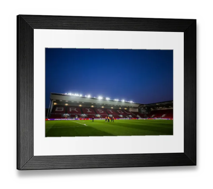 Framed Print : Bristol City vs Hull City: Inside Ashton Gate Stadium - EFL Cup Fourth Round