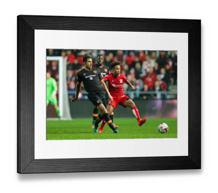 Framed Print : Bristol City vs Hull City: Intense Clash Between Bobby Reid and Jake Livermore Framed Print : Bristol City vs Hull City: Intense Clash Between Bobby Reid and Jake Livermore