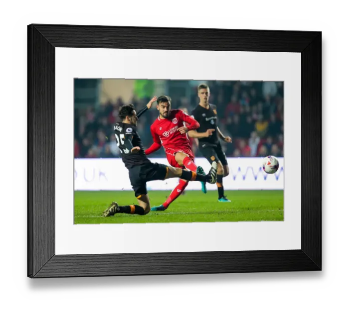 Framed Print : Marlon Pack vs. Ryan Mason: A Football Showdown at Ashton Gate Stadium - Intense Moment from the EFL Cup Fourth Round Framed Print : Marlon Pack vs. Ryan Mason: A Football Showdown at Ashton Gate Stadium - Intense Moment from the EFL Cup Fourth Round