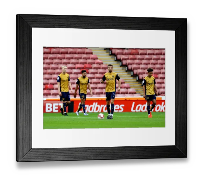 Framed Print : Barnsley Strikes Back: Disappointed Bristol City Players Framed Print : Barnsley Strikes Back: Disappointed Bristol City Players