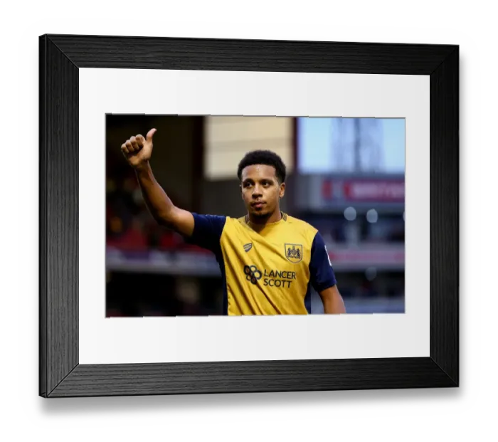 Framed Print : Korey Smith's Thumbs-Up: Barnsley vs. Bristol City Draw (October 2016) Framed Print : Korey Smith's Thumbs-Up: Barnsley vs. Bristol City Draw (October 2016)