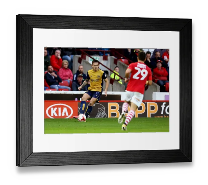 Framed Print : Josh Brownhill Charges Forward: Barnsley vs. Bristol City Championship Clash, October 2016 Framed Print : Josh Brownhill Charges Forward: Barnsley vs. Bristol City Championship Clash, October 2016