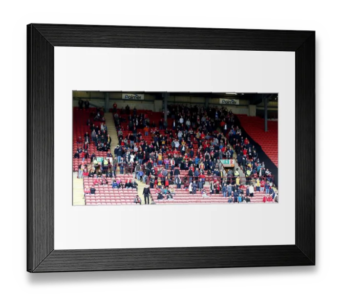 Framed Print : Barnsley vs. Bristol City: A Sea of Bristol City Fans at Oakwell Stadium Framed Print : Barnsley vs. Bristol City: A Sea of Bristol City Fans at Oakwell Stadium