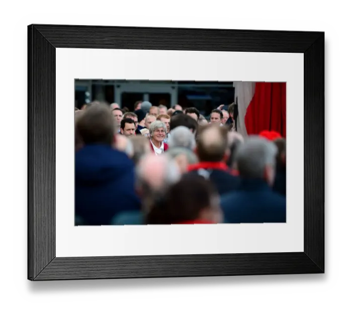 Framed Print : Bristol City FC: Fans Gather for John Atyeo Statue Unveiling at Ashton Gate Stadium during Bristol City v Brighton and Hove Albion Match Framed Print : Bristol City FC: Fans Gather for John Atyeo Statue Unveiling at Ashton Gate Stadium during Bristol City v Brighton and Hove Albion Match
