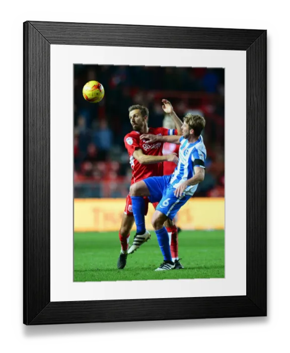 Framed Print : Championship Showdown: O'Neil vs. Stephens - A Battle Between Bristol City and Brighton & Hove Albion