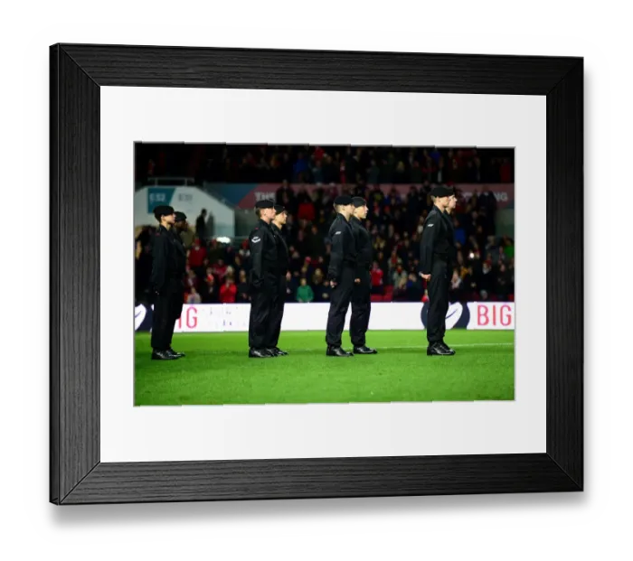 Framed Print : Royal Tank Regiment's Salute at Ashton Gate: Bristol City vs. Brighton and Hove Albion, 2016 Framed Print : Royal Tank Regiment's Salute at Ashton Gate: Bristol City vs. Brighton and Hove Albion, 2016