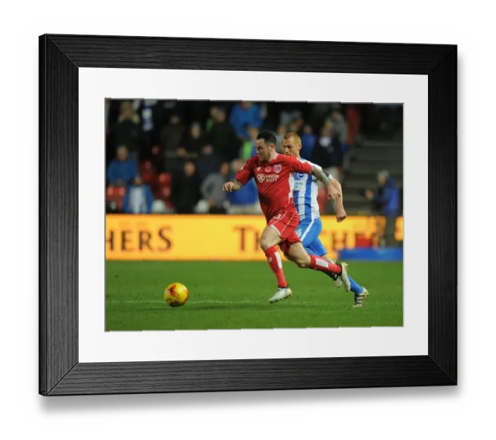 Framed Print : Lee Tomlin's Thrilling Performance: Sky Bet Championship Showdown between Bristol City and Brighton & Hove Albion Framed Print : Lee Tomlin's Thrilling Performance: Sky Bet Championship Showdown between Bristol City and Brighton & Hove Albion