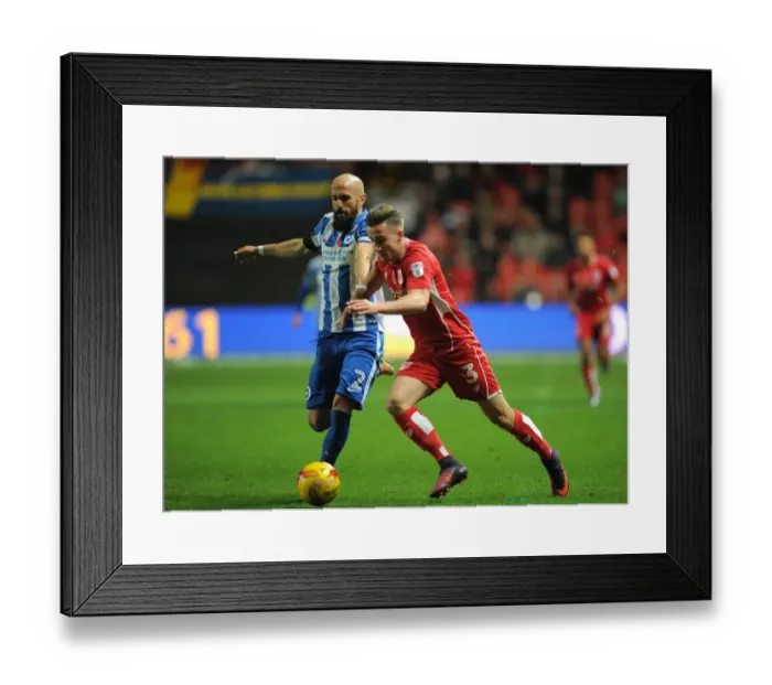 Framed Print : Battling Defenders: Joe Bryan vs Bruno Saltor - Bristol City vs Brighton & Hove Albion Framed Print : Battling Defenders: Joe Bryan vs Bruno Saltor - Bristol City vs Brighton & Hove Albion