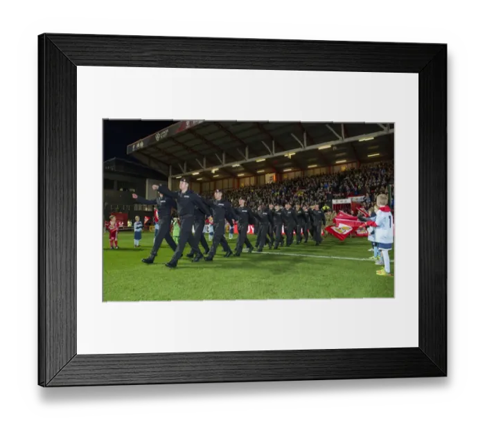 Framed Print : Sky Bet Championship: Military Parade at Ashton Gate - Bristol City vs Brighton & Hove Albion Framed Print : Sky Bet Championship: Military Parade at Ashton Gate - Bristol City vs Brighton & Hove Albion
