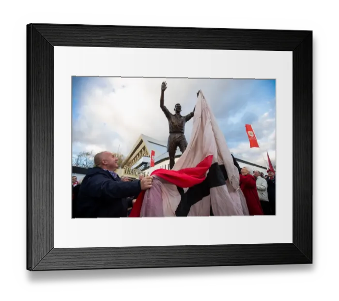 Framed Print : Bristol City FC: Unveiling of John Atyeo's Legendary Statue at Ashton Gate Framed Print : Bristol City FC: Unveiling of John Atyeo's Legendary Statue at Ashton Gate