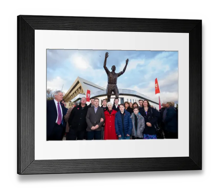 Framed Print : Bristol City Legends: Unveiling of John Atyeo Statue vs Brighton & Hove Albion