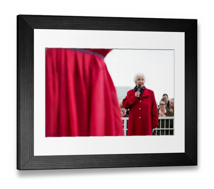 Framed Print : Bristol City FC: Unveiling of John Atyeo's Legendary Statue at Ashton Gate