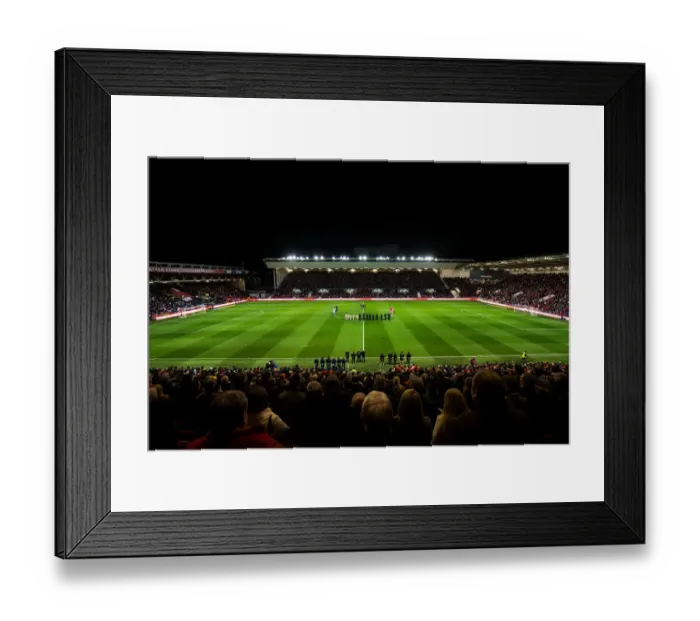 Framed Print : Bristol City vs Brighton & Hove Albion: Remembrance Day Tribute - Minutes Silence for Fallen Soldiers (November 5, 2016) - Sky Bet Championship - Ashton Gate Stadium, Bristol, England Framed Print : Bristol City vs Brighton & Hove Albion: Remembrance Day Tribute - Minutes Silence for Fallen Soldiers (November 5, 2016) - Sky Bet Championship - Ashton Gate Stadium, Bristol, England